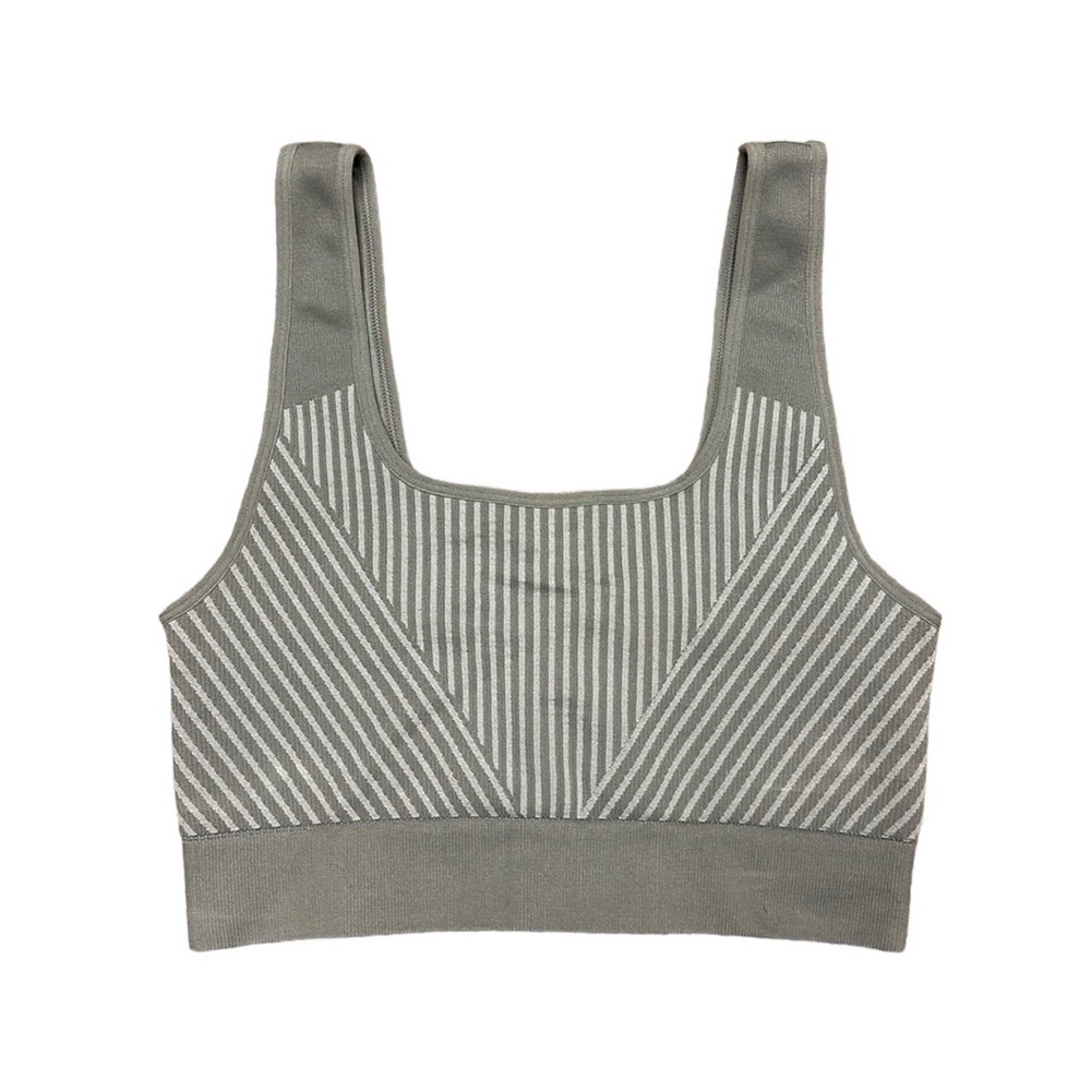 Fabletics Alexis Seamless Raincloud/Arctic Grey Sports Bra